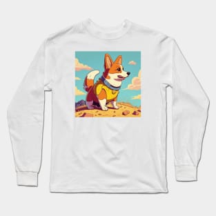 cute corgi Long Sleeve T-Shirt